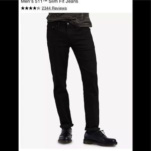 Black Levi’s 511 Slim fit size 33X32